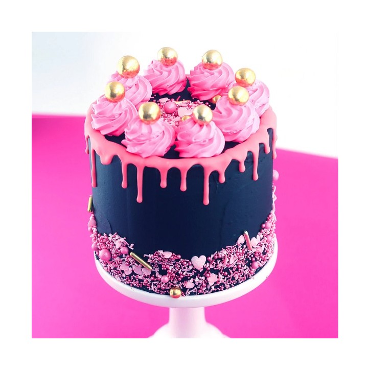 Halal Cake Drip Hot Pink - Pink Drip - Cake Glazing Hot Pink - Pink SuperDrip