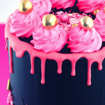 Halal Cake Drip Hot Pink - Pink Drip - Cake Glazing Hot Pink - Pink SuperDrip