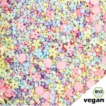 Veganer Zuckerstreusel - PusteBlümchen Bio Streusel - Kuchendekor Laktosefrei