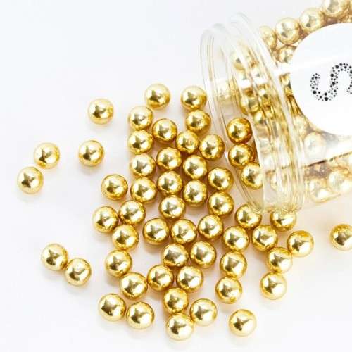 Super Streusel 10mm Schokokugeln Gold, 180g