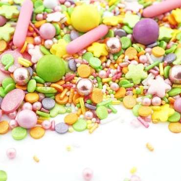 SpringTime Sprinkles - Flower Cake Decoration - Flower Medley Sprinkles - vegetarian Super Streusel