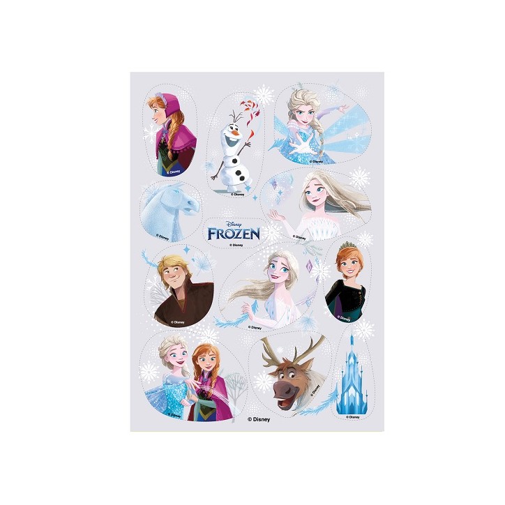 Edible Frozen Cake Decor Gluten free - Frozen Sugar Free Decoration - Frozen Cakedecor Lactosefree