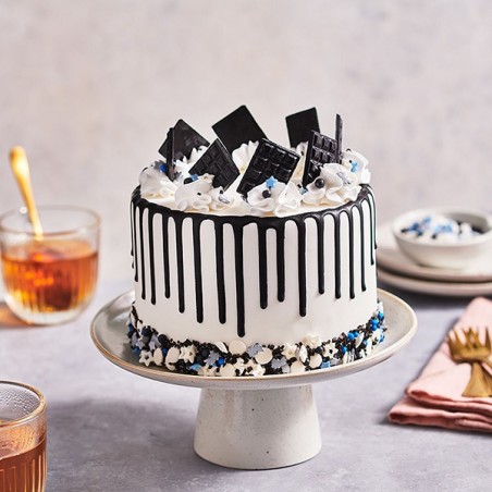 Schwarze Dripglasur - Kuchenglasur Schwarz - Schwarze Cake Drip Glasur