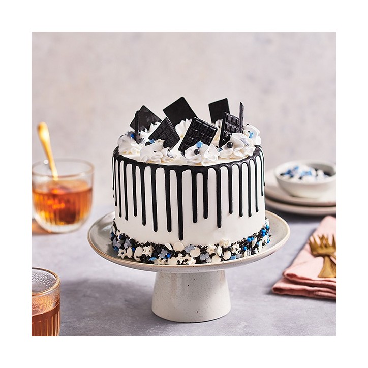 Schwarze Dripglasur - Kuchenglasur Schwarz - Schwarze Cake Drip Glasur