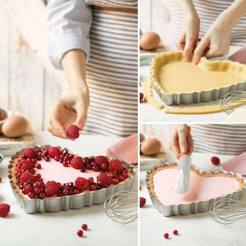 Decora DESIGNLine HEART Tarte Baking Pan with loose Bottom 25x23x3cm