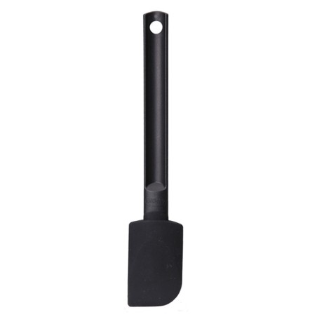 Black Dought Scraper 24cm - Silicone Baking Spatula Black