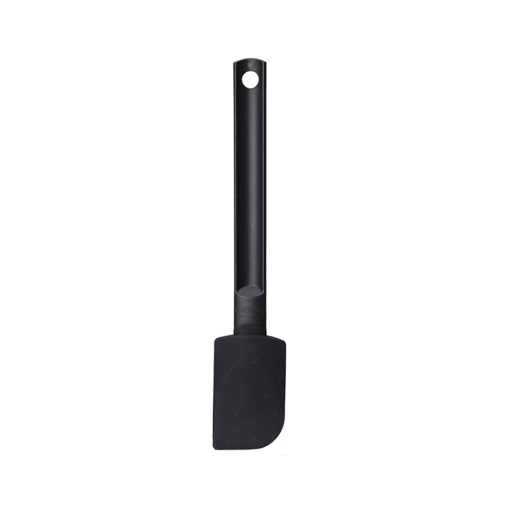 Black Dought Scraper 24cm - Silicone Baking Spatula Black