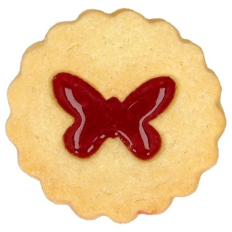 Schmetterling Linzer Keksausstecher - Spitzbubenausstecher Sommervogel