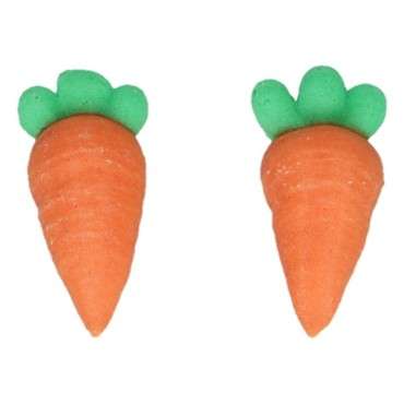 FunCakes Sugar Decorations Carrots Set/16 - Gluten free Carrot Cakedecoration