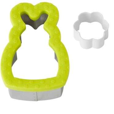 Hase mit Stummelschwanz Ausstecher Set - Wilton Comfort Grip Ausstecher Osterhase