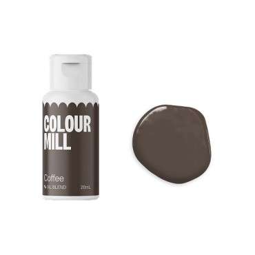 Food Colouring Coffee Colour Mill Oil Blend - Oil Based Food Colour Coffee Brown - Vegan/Kosher Food Colouring