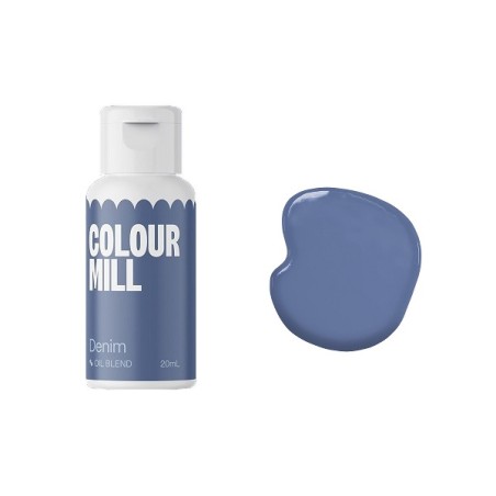 Denim Food Colouring - Oil based Colour Mill Denim - Kosher Food Colouring Jeansblue