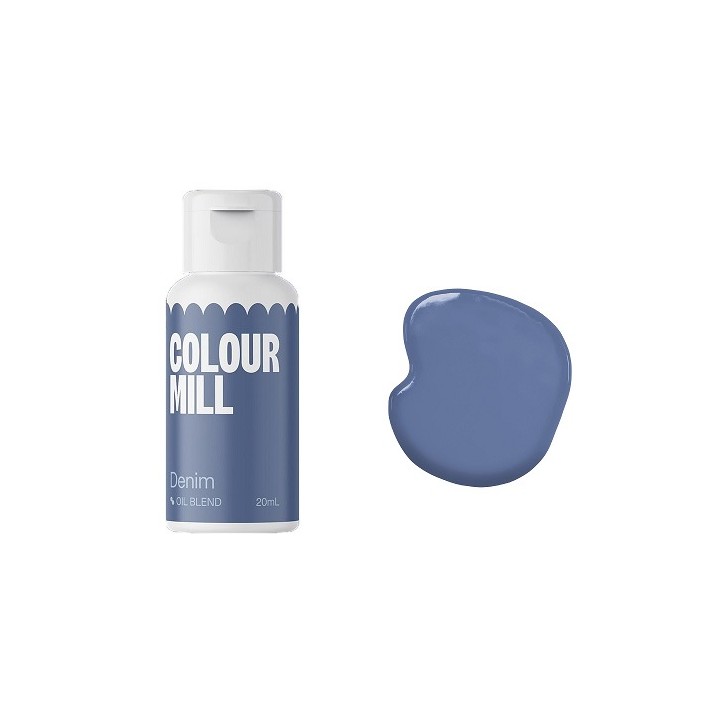 Denim Food Colouring - Oil based Colour Mill Denim - Kosher Food Colouring Jeansblue