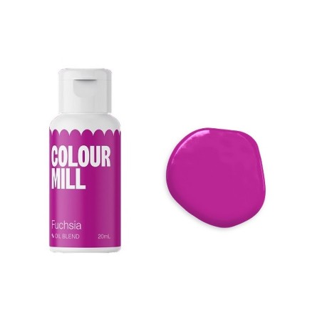 Fuchsia Food Colour Colour Mill Fuchsia Oil Blend Oil based food colouring Pink