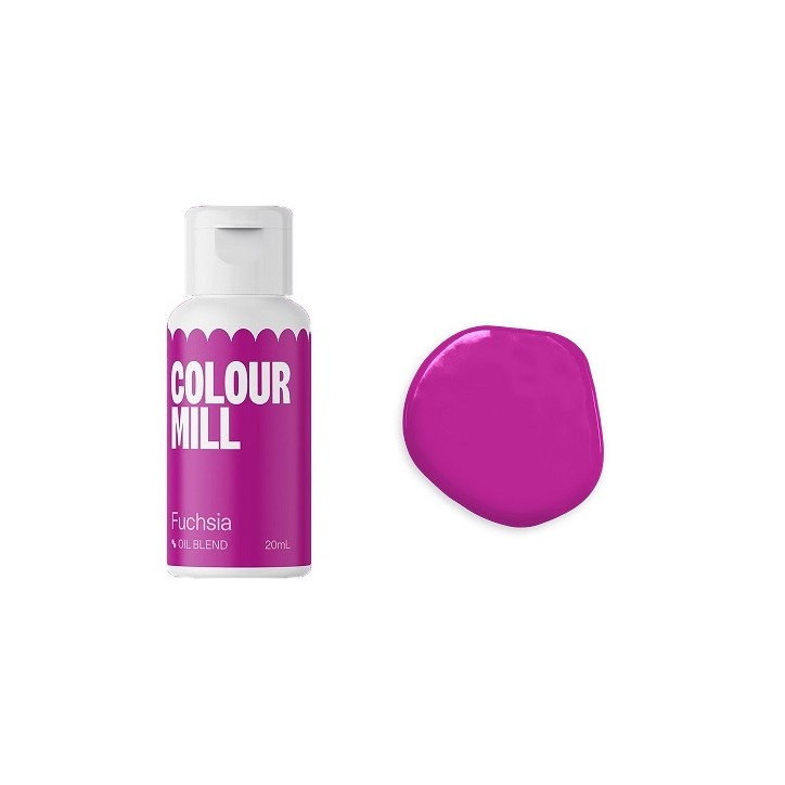 Fuchsia Food Colour Colour Mill Fuchsia Oil Blend Oil based food colouring Pink