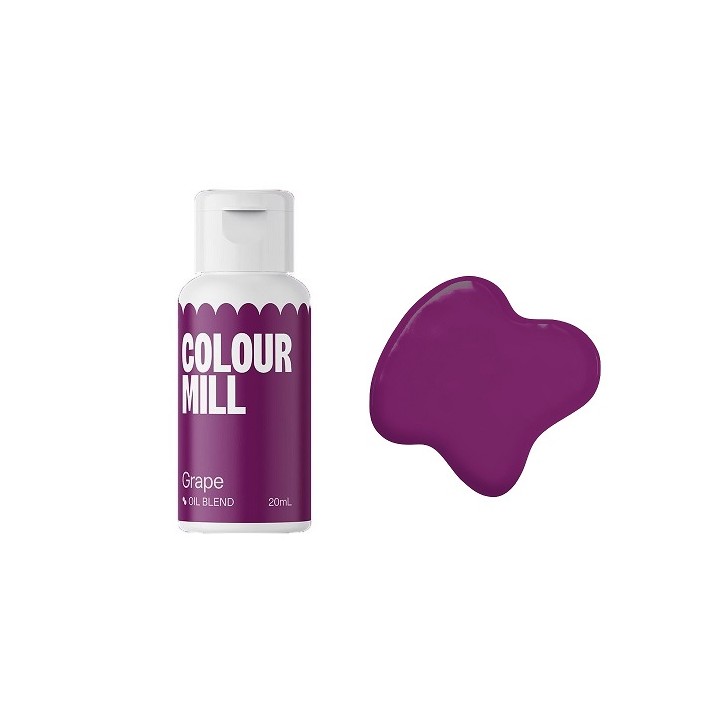 Grape Food Colouring - Colour Mill Grape Violet oil based colour CMO20GRA