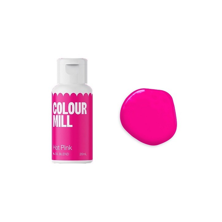 Chocolate Food Colour Hot Pink Colour Mill Oil Blend - Shop Colour Mill Food Coloring Switzerland