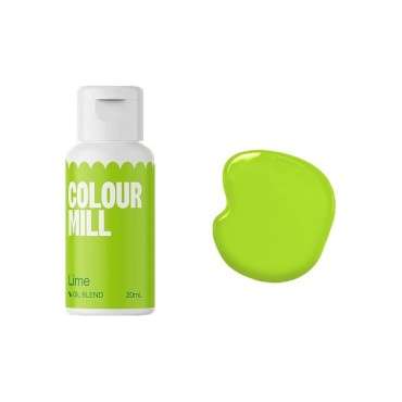 Lime Colour Mill Oil Blend - Food Colouring Allergene free - Vegan Food Colour Green