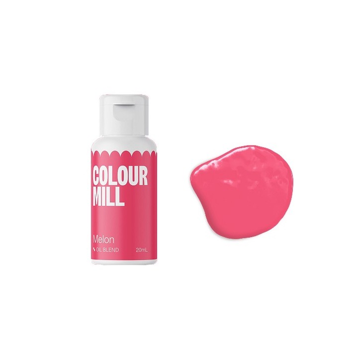 Chocolate Food Colour Melon - Colour Mill Oil Blend Melon - Pink/Red Food Colouring Oil-based