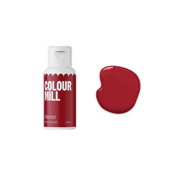 Shop Colour Mill Food Colours Merlot, Colour Mill Oil Blend CMO20MER, Chocolate Food Colouring Merlot, Wine Red Food Colouring,