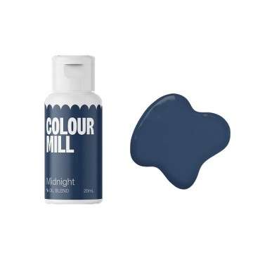 Midnight Food Colouring, Oil based Colour Mill Midnight Blue, Oil Based Food Colouring, Dark Blue Food Colouring,