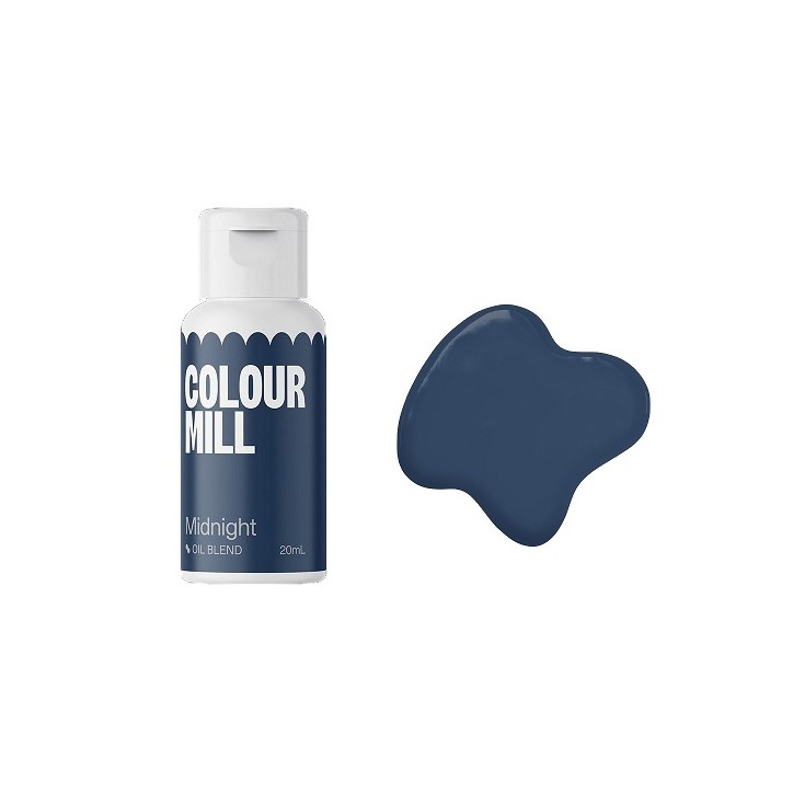 Midnight Food Colouring, Oil based Colour Mill Midnight Blue, Oil Based Food Colouring, Dark Blue Food Colouring,