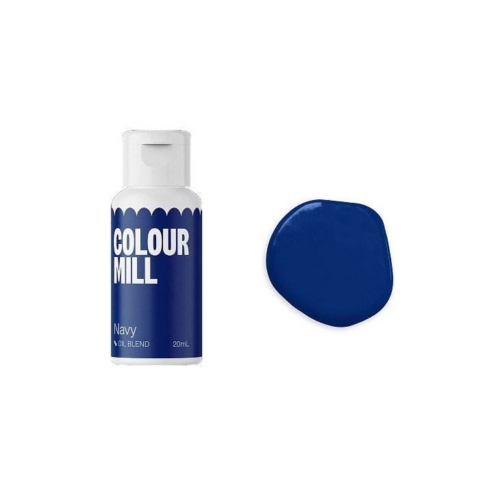 Navy Schokoladenfarbe VEGAN Cake Design Farbe auf Ölbasis Colour Mill Navy