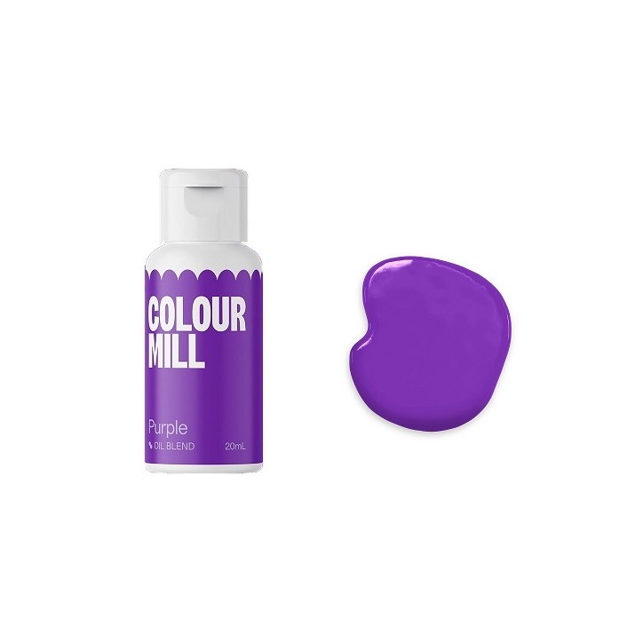 Purple Pigment Food Colouring Colour Mill Oil Blend Purple Chocolate Colour