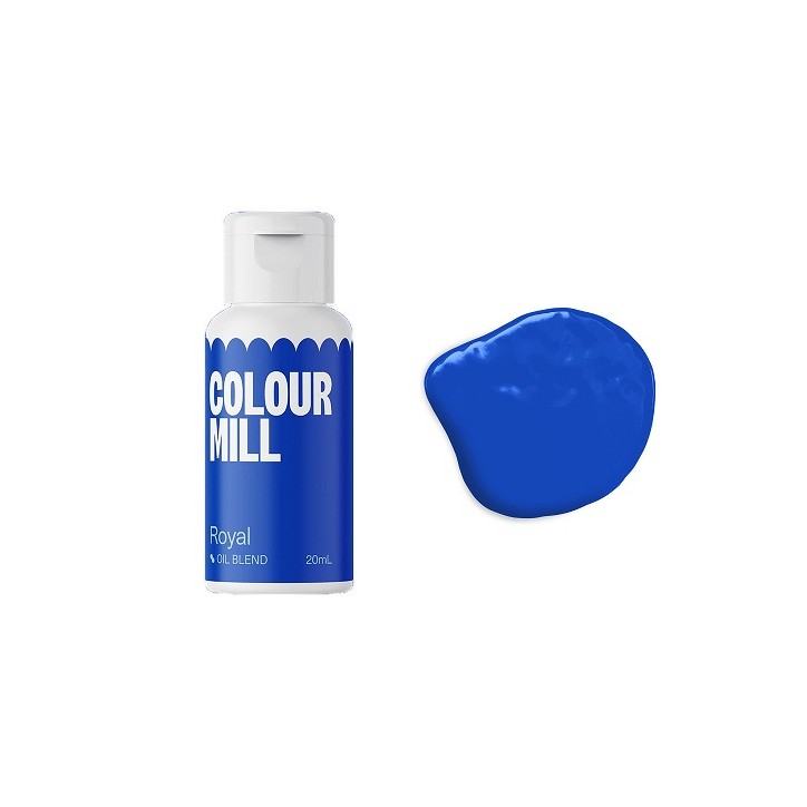 20ml Colour Mill Oil Blend Königsblau, Royal Lebensmittelfarbe, Royalblau Cake Design Farbe,