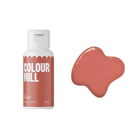 Terracotta Lebensmittelfarbe Rust Colour Mill Oil Blend Vegane Lebensmittelfarbe