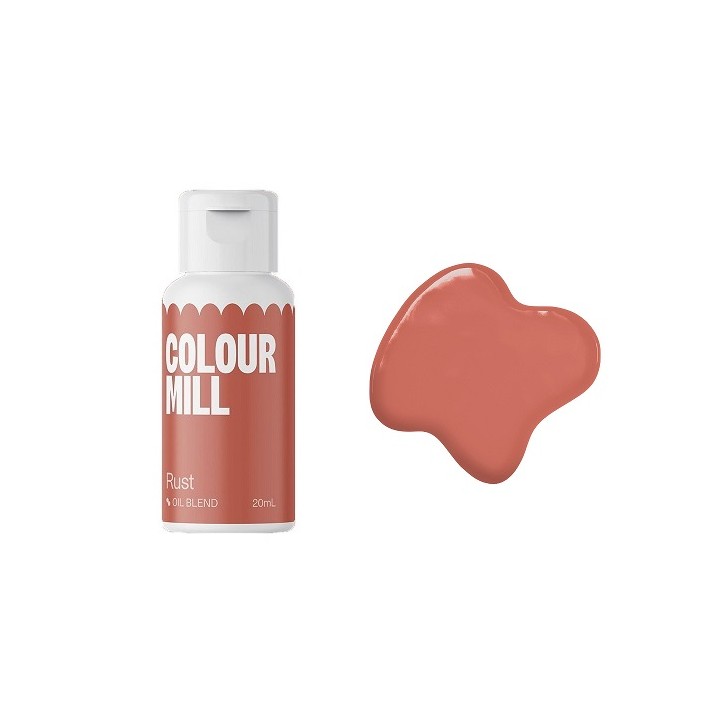 Terracotta Lebensmittelfarbe Rust Colour Mill Oil Blend Vegane Lebensmittelfarbe