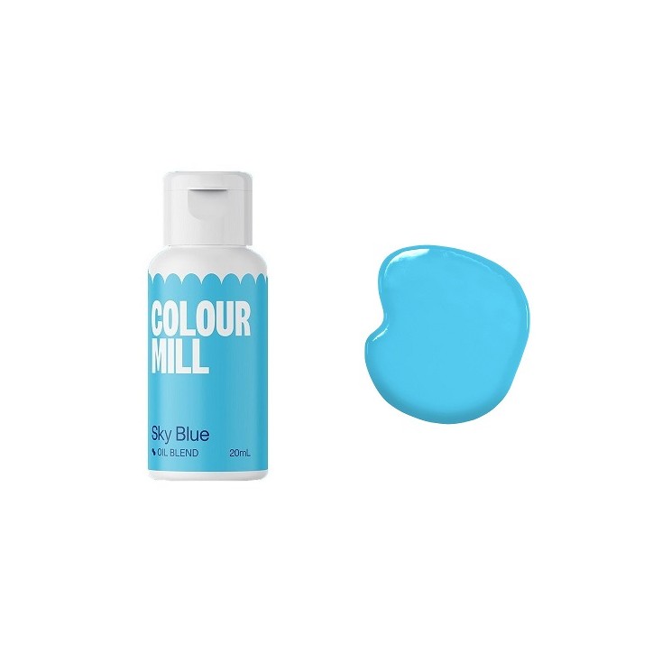 Colour Mill Oil Blend Sky Blue, Edible Colour Blue Colour Mill Oil Blend, Edible Pigment Colour Skyblue, Kosher Food Colouring B