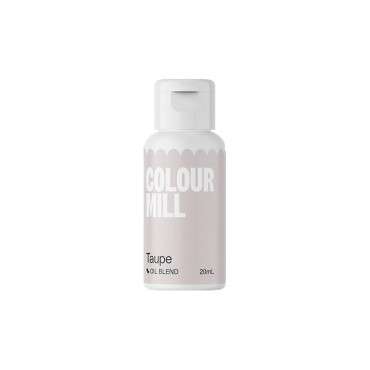 Taupe Lebensmittelfarbe Colour Mill Oil Blend Schokoladenfarbe Taupe Ölbasierte Lebensmittelfarbe Vegan