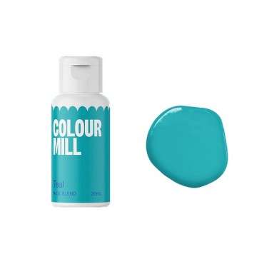 Teal Food Colouring Vegan Colour Mill Oil Blend Teal Kosher Chocolate Colour Turquoise Blue-green edible colour