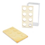 ScrapCooking Cookie Cutter and Embosser Brick, 9.4x4.9cm