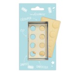 ScrapCooking Cookie Cutter and Embosser Brick, 9.4x4.9cm