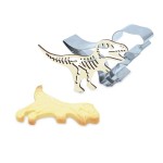 ScrapCooking Ausstechform und Holzpräger Dino T-Rex, 12.3x8.1 cm