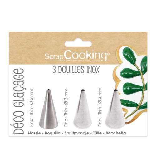 ScrapCooking Cookies Tip Set 3-pcs