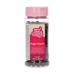 FunCakes 7mm Sugarpearls Black, 80g