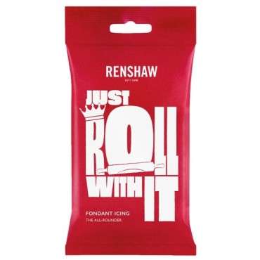 Vegan Just Roll with It Fondant Icing - Renshaw White Fondant Icing Kosher Halal Vegan