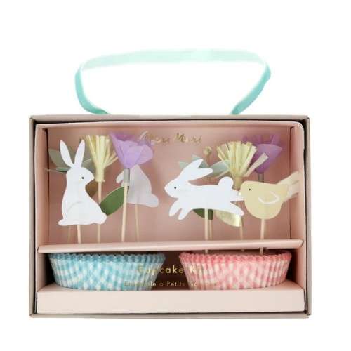 Meri Meri Bunny Easter Cupcake Kit 48-pcs