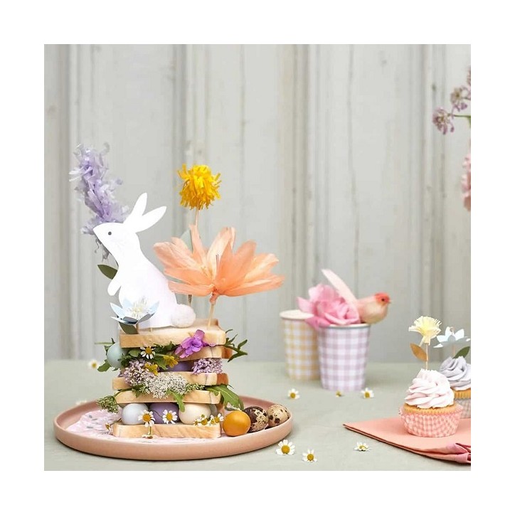 Oster Cake Topper 218017 Osterhasen Tortentopper - Meri Meri Caketopper Set Ostern