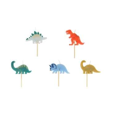 Dino Partyware Dinosaur Cake Candles Dino Birthday Candles Meri Meri 267925