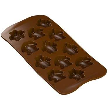 SCG30 Easter Friends Chocolate Mould - Easter Chocolate Mould - Silikomart Easter Friends Choco Mould