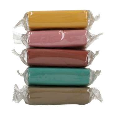 Erdfarben Multipack Rollfondant 5x100g - FunCakes Zuckerpaste Multipack Erdfarben 5x100g