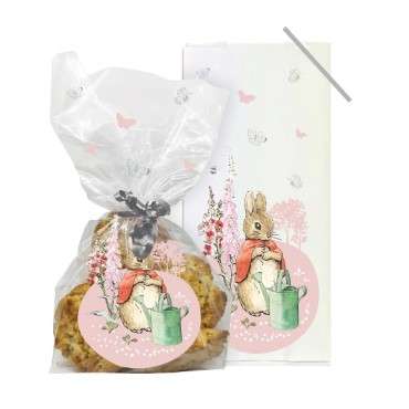 Flopsy Bunny Cello Bags - Easter Peter Rabbit Printed Bags Flopsy Bunny M589