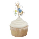 Anniversary House Peter Rabbit Spring Meadow Cupcake Topper, 12 Stk