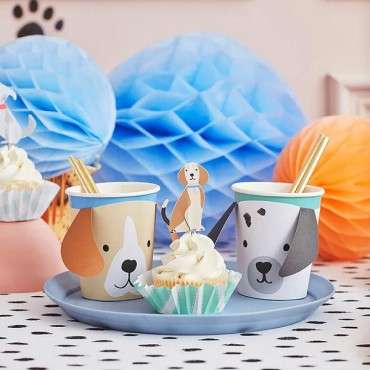 Puppy Cupcake Kit - Pup-Cake Kit Meri Meri 215254 - Dog Cupcake Set