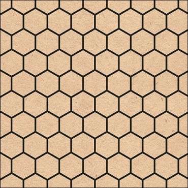 Papierserviette Kraftbraun Bienenwabe - Hexagon Papierservietten Recycled 13317601