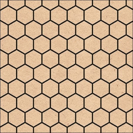 Papierserviette Kraftbraun Bienenwabe - Hexagon Papierservietten Recycled 13317601